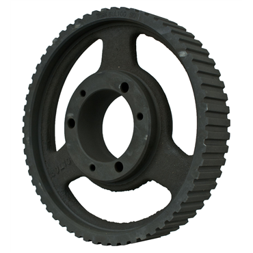 QD Bushed Timing Belt Pulley, Requires SD Bushing